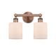 A thumbnail of the Innovations Lighting 616-2W-12-14 Cobbleskill Vanity Antique Copper / Matte White