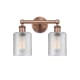 A thumbnail of the Innovations Lighting 616-2W-12-14 Cobbleskill Vanity Antique Copper / Clear