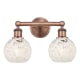 A thumbnail of the Innovations Lighting 616-2W 10 15 White Mouchette Vanity Antique Copper