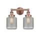 A thumbnail of the Innovations Lighting 616-2W-12-15 Stanton Vanity Antique Copper / Clear Wire Mesh