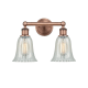 A thumbnail of the Innovations Lighting 616-2W-14-15 Hanover Vanity Antique Copper / Mouchette