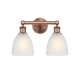 A thumbnail of the Innovations Lighting 616-2W-12-15 Castile Vanity Antique Copper / White