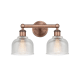 A thumbnail of the Innovations Lighting 616-2W-11-15 Dayton Vanity Antique Copper / Clear