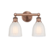 A thumbnail of the Innovations Lighting 616-2W-12-15 Brookfield Vanity Antique Copper / White