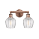 A thumbnail of the Innovations Lighting 616-2W-11-15 Norfolk Vanity Antique Copper / Clear