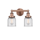 A thumbnail of the Innovations Lighting 616-2W-10-16 Bell Vanity Antique Copper / Clear