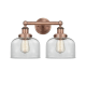 A thumbnail of the Innovations Lighting 616-2W-10-16-L Bell Vanity Antique Copper / Clear