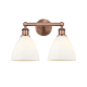 A thumbnail of the Innovations Lighting 616-2W-12-17 Bristol Vanity Antique Copper / Matte White