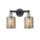 A thumbnail of the Innovations Lighting 616-2W-12-14 Cobbleskill Vanity Black Antique Brass / Mercury