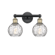 A thumbnail of the Innovations Lighting 616-2W-11-15 Athens Vanity Black Antique Brass / Clear Water Glass