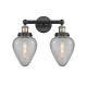 A thumbnail of the Innovations Lighting 616-2W-12-15 Geneseo Vanity Black Antique Brass / Clear Crackle