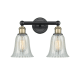 A thumbnail of the Innovations Lighting 616-2W-14-15 Hanover Vanity Black Antique Brass / Mouchette