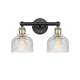 A thumbnail of the Innovations Lighting 616-2W-11-15 Dayton Vanity Black Antique Brass / Clear