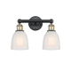 A thumbnail of the Innovations Lighting 616-2W-12-15 Brookfield Vanity Black Antique Brass / White