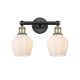 A thumbnail of the Innovations Lighting 616-2W-11-15 Norfolk Vanity Black Antique Brass / Matte White