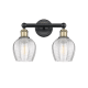 A thumbnail of the Innovations Lighting 616-2W-11-15 Norfolk Vanity Black Antique Brass / Clear