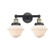 A thumbnail of the Innovations Lighting 616-2W-10-16 Oxford Vanity Black Antique Brass / Matte White