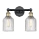 A thumbnail of the Innovations Lighting 616-2W 11 14 Bridal Veil Vanity Black Antique Brass