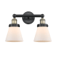 A thumbnail of the Innovations Lighting 616-2W-10-16 Cone Vanity Black Antique Brass / Matte White