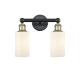 A thumbnail of the Innovations Lighting 616-2W-11-13 Clymer Vanity Black Antique Brass / Matte White