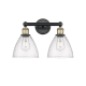 A thumbnail of the Innovations Lighting 616-2W-12-17 Bristol Vanity Black Antique Brass / Seedy