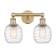 A thumbnail of the Innovations Lighting 616-2W-12-15 Belfast Vanity Brushed Brass / Deco Swirl