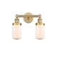 A thumbnail of the Innovations Lighting 616-2W-10-16 Dover Vanity Brushed Brass / Matte White