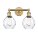 A thumbnail of the Innovations Lighting 616-2W-11-15 Waverly Vanity Brushed Brass / Clear