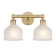 A thumbnail of the Innovations Lighting 616-2W-11-15 Dayton Vanity Brushed Brass / White