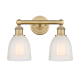 A thumbnail of the Innovations Lighting 616-2W-12-15 Brookfield Vanity Brushed Brass / White