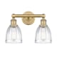 A thumbnail of the Innovations Lighting 616-2W-12-15 Brookfield Vanity Brushed Brass / Clear