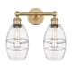 A thumbnail of the Innovations Lighting 616-2W 10 15 Vaz Vanity Brushed Brass / Clear