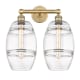 A thumbnail of the Innovations Lighting 616-2W 12 17 Vaz Vanity Brushed Brass / Clear