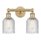 A thumbnail of the Innovations Lighting 616-2W 11 14 Bridal Veil Vanity Brushed Brass