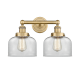 A thumbnail of the Innovations Lighting 616-2W-10-16-L Bell Vanity Brushed Brass / Clear