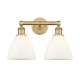 A thumbnail of the Innovations Lighting 616-2W-12-17 Bristol Vanity Brushed Brass / Matte White