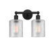 A thumbnail of the Innovations Lighting 616-2W-12-14 Cobbleskill Vanity Matte Black / Clear