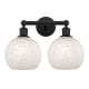 A thumbnail of the Innovations Lighting 616-2W 12 17 White Mouchette Vanity Matte Black