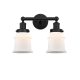 A thumbnail of the Innovations Lighting 616-2W-11-14 Canton Vanity Matte Black / Matte White