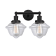 A thumbnail of the Innovations Lighting 616-2W-10-16 Oxford Vanity Matte Black / Clear