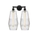 A thumbnail of the Innovations Lighting 616-2W-19-16 Windham Vanity Matte Black / Seedy