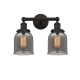 A thumbnail of the Innovations Lighting 616-2W-10-16 Bell Vanity Oil Rubbed Bronze / Plated Smoke