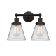 A thumbnail of the Innovations Lighting 616-2W-10-16 Cone Vanity Oil Rubbed Bronze / Clear