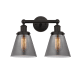 A thumbnail of the Innovations Lighting 616-2W-10-16 Cone Vanity Oil Rubbed Bronze / Plated Smoke