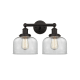 A thumbnail of the Innovations Lighting 616-2W-10-16-L Bell Vanity Oil Rubbed Bronze / Clear