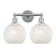 A thumbnail of the Innovations Lighting 616-2W 12 17 White Mouchette Vanity Polished Chrome