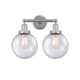 A thumbnail of the Innovations Lighting 616-2W-10-16-L Beacon Vanity Polished Chrome / Seedy