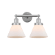 A thumbnail of the Innovations Lighting 616-2W-10-16-L Cone Vanity Polished Chrome / Matte White