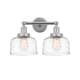 A thumbnail of the Innovations Lighting 616-2W-10-16-L Bell Vanity Polished Chrome / Clear Deco Swirl