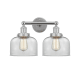 A thumbnail of the Innovations Lighting 616-2W-10-16-L Bell Vanity Polished Chrome / Clear